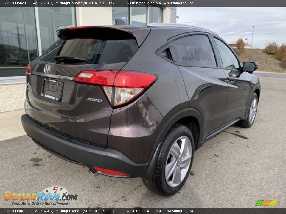 2020 Honda HR-V EX AWD Midnight Amethyst Metallic / Black Photo #7