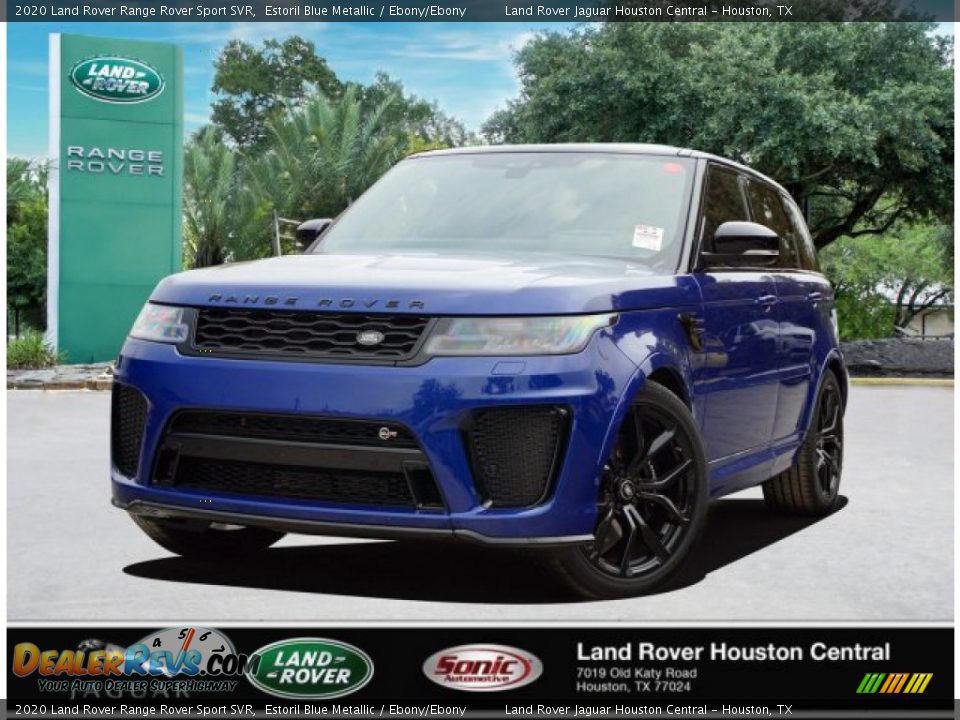 2020 Land Rover Range Rover Sport SVR Estoril Blue Metallic / Ebony/Ebony Photo #1