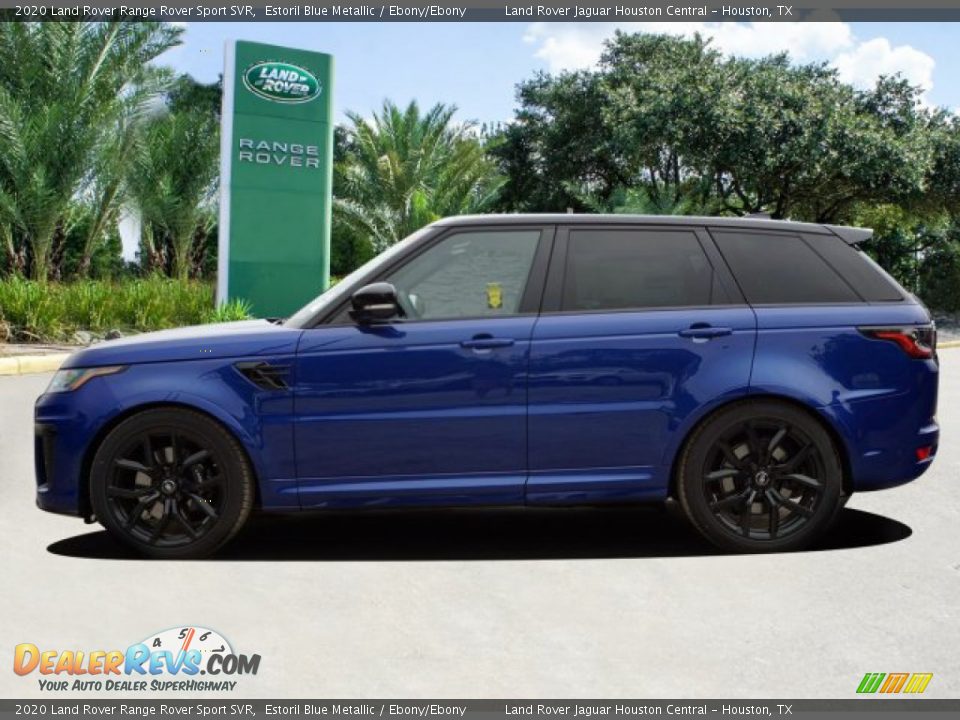 2020 Land Rover Range Rover Sport SVR Estoril Blue Metallic / Ebony/Ebony Photo #3