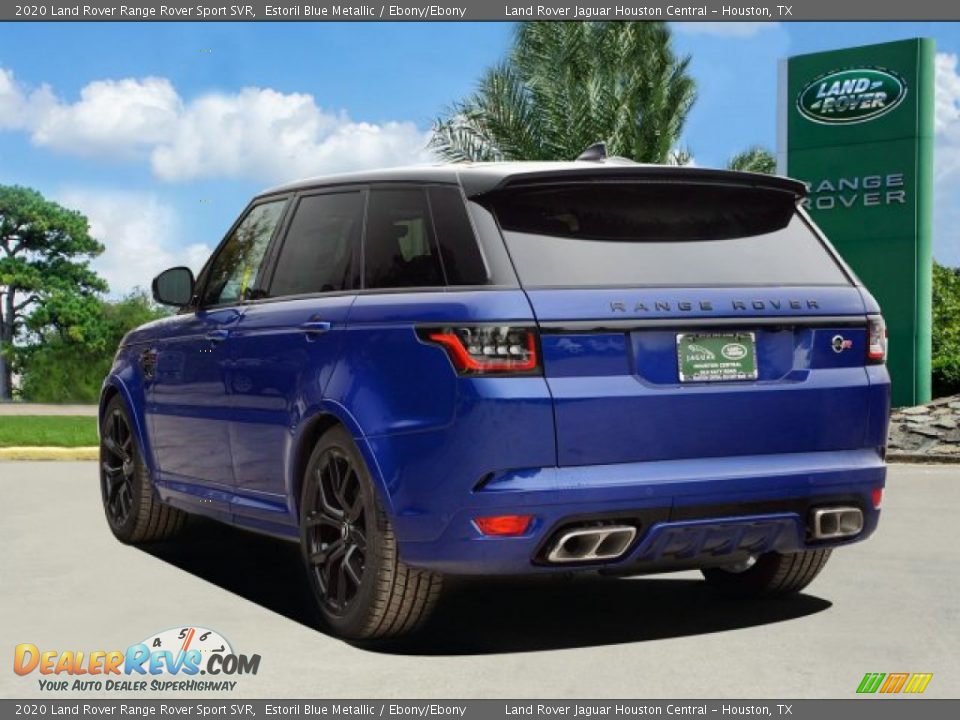 2020 Land Rover Range Rover Sport SVR Estoril Blue Metallic / Ebony/Ebony Photo #4