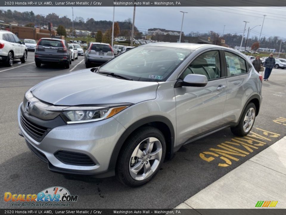 Lunar Silver Metallic 2020 Honda HR-V LX AWD Photo #4