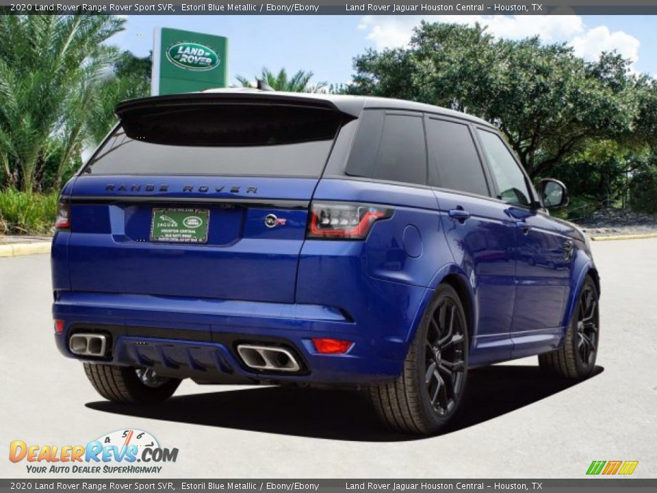 2020 Land Rover Range Rover Sport SVR Estoril Blue Metallic / Ebony/Ebony Photo #5