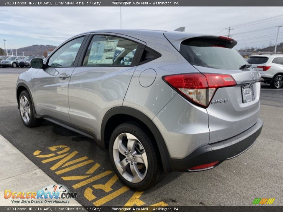 2020 Honda HR-V LX AWD Lunar Silver Metallic / Gray Photo #5