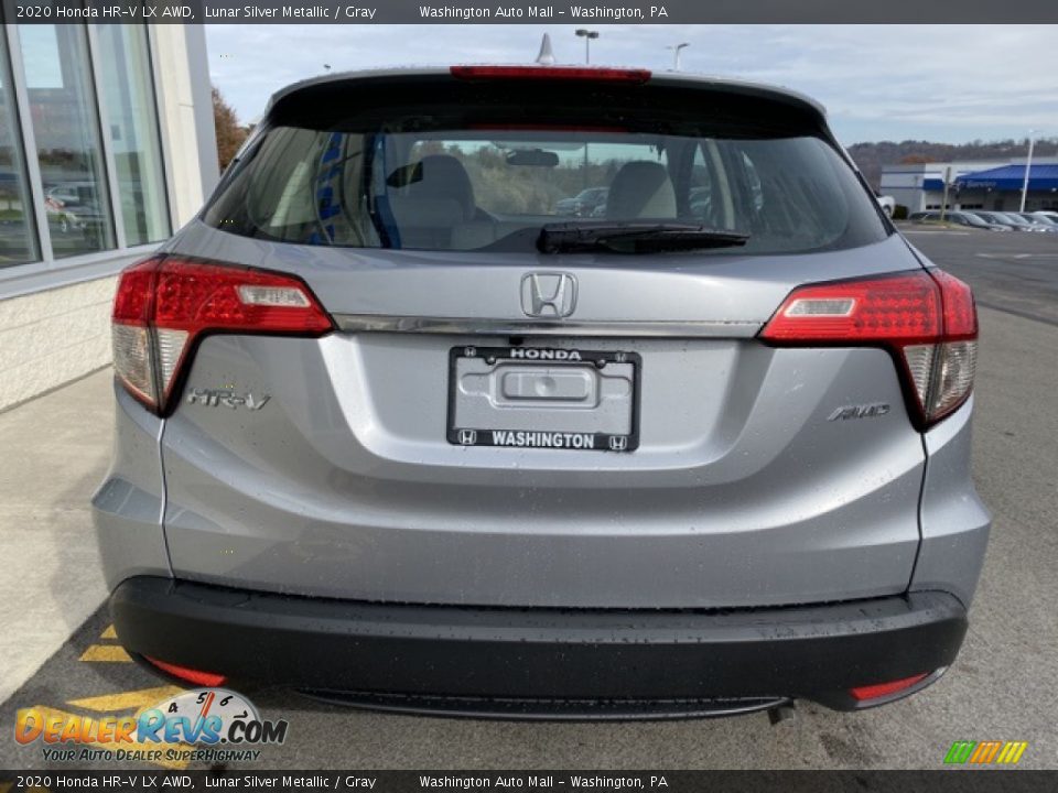 2020 Honda HR-V LX AWD Lunar Silver Metallic / Gray Photo #6