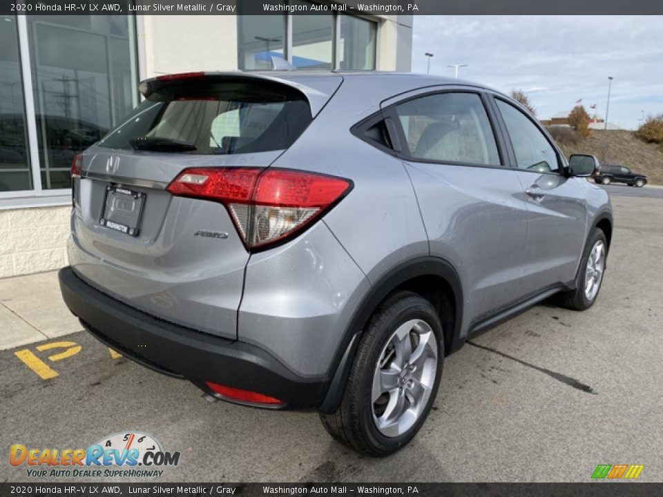 2020 Honda HR-V LX AWD Lunar Silver Metallic / Gray Photo #7