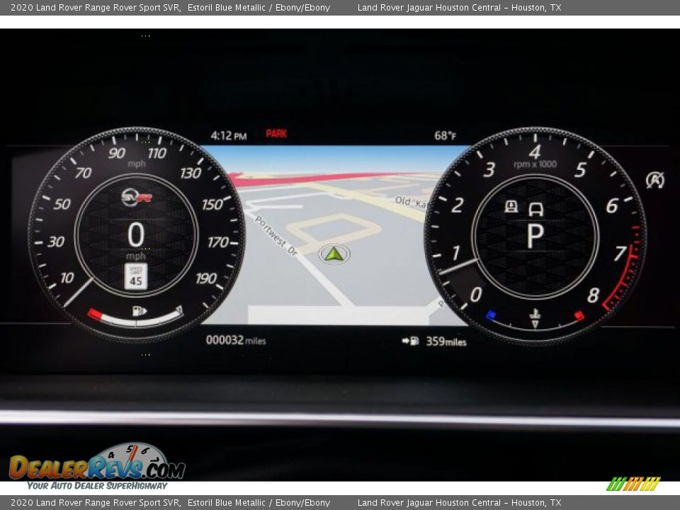 2020 Land Rover Range Rover Sport SVR Estoril Blue Metallic / Ebony/Ebony Photo #12