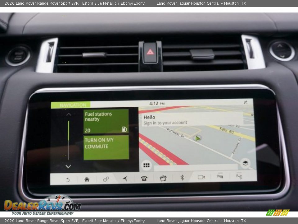 2020 Land Rover Range Rover Sport SVR Estoril Blue Metallic / Ebony/Ebony Photo #14