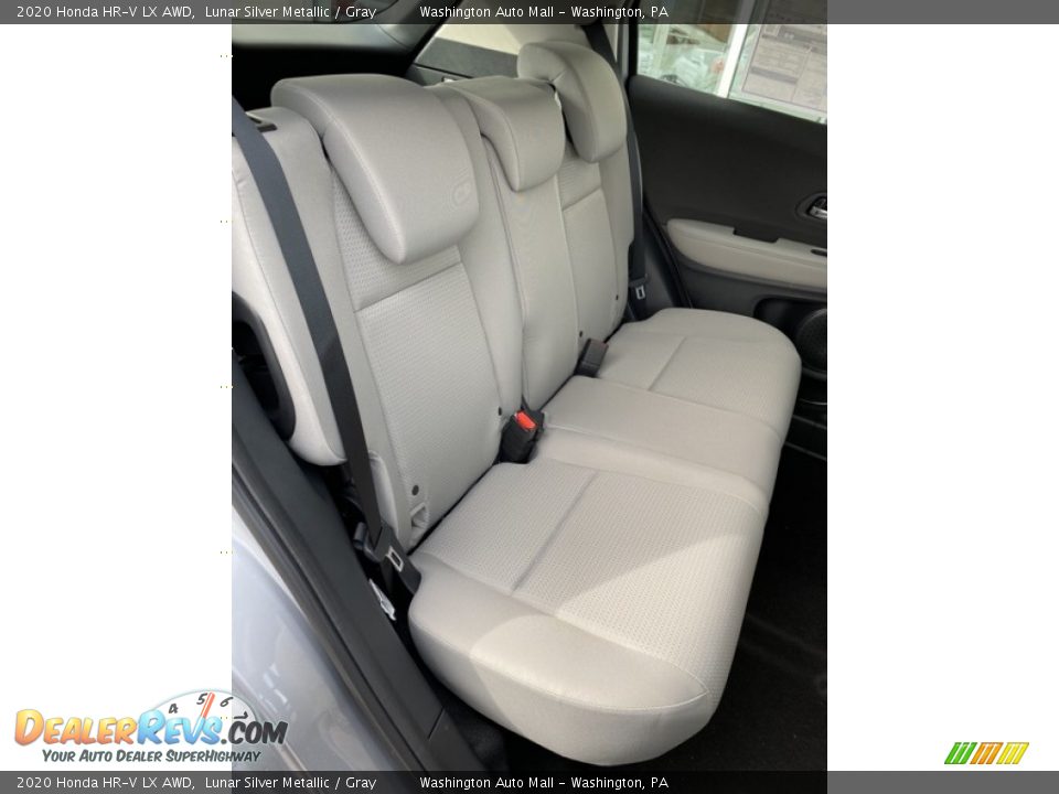 Rear Seat of 2020 Honda HR-V LX AWD Photo #24