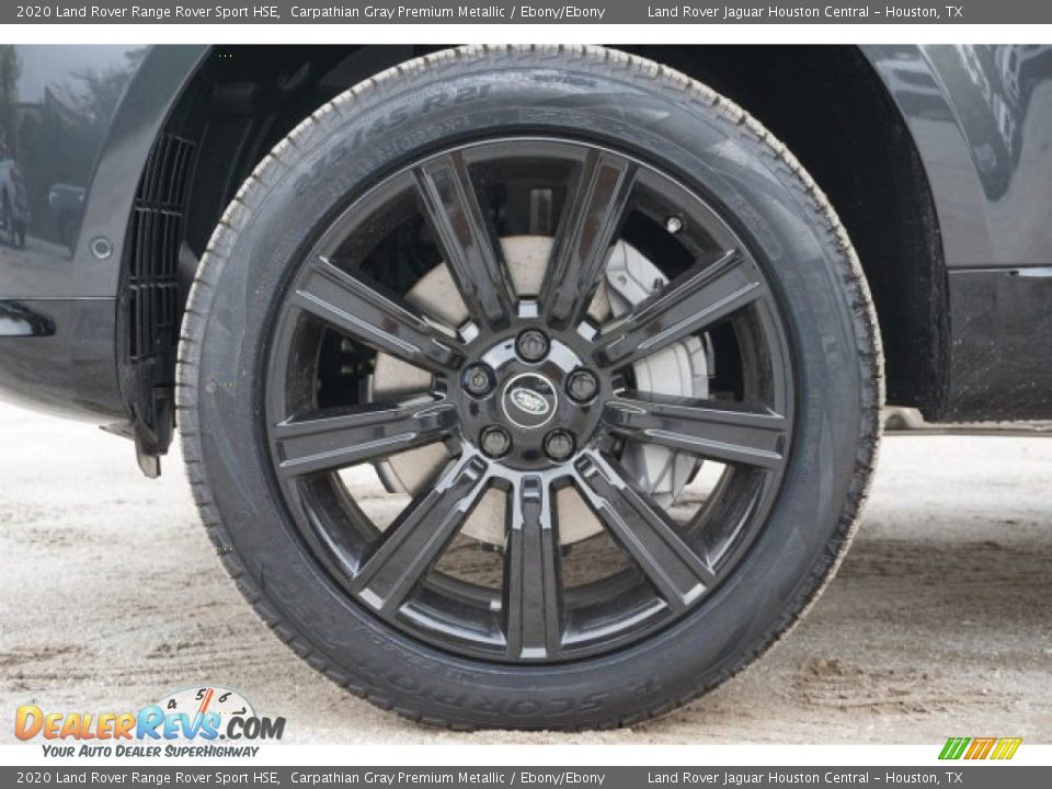 2020 Land Rover Range Rover Sport HSE Carpathian Gray Premium Metallic / Ebony/Ebony Photo #9