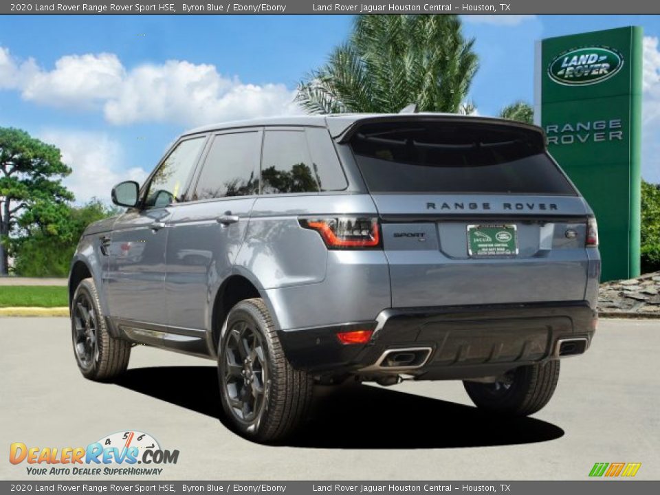 2020 Land Rover Range Rover Sport HSE Byron Blue / Ebony/Ebony Photo #4