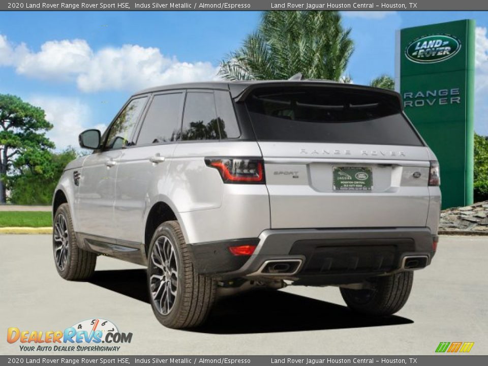 2020 Land Rover Range Rover Sport HSE Indus Silver Metallic / Almond/Espresso Photo #4