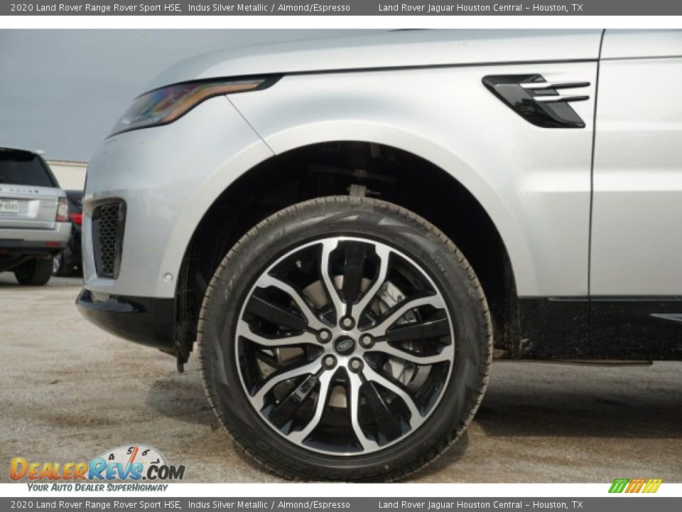 2020 Land Rover Range Rover Sport HSE Indus Silver Metallic / Almond/Espresso Photo #8