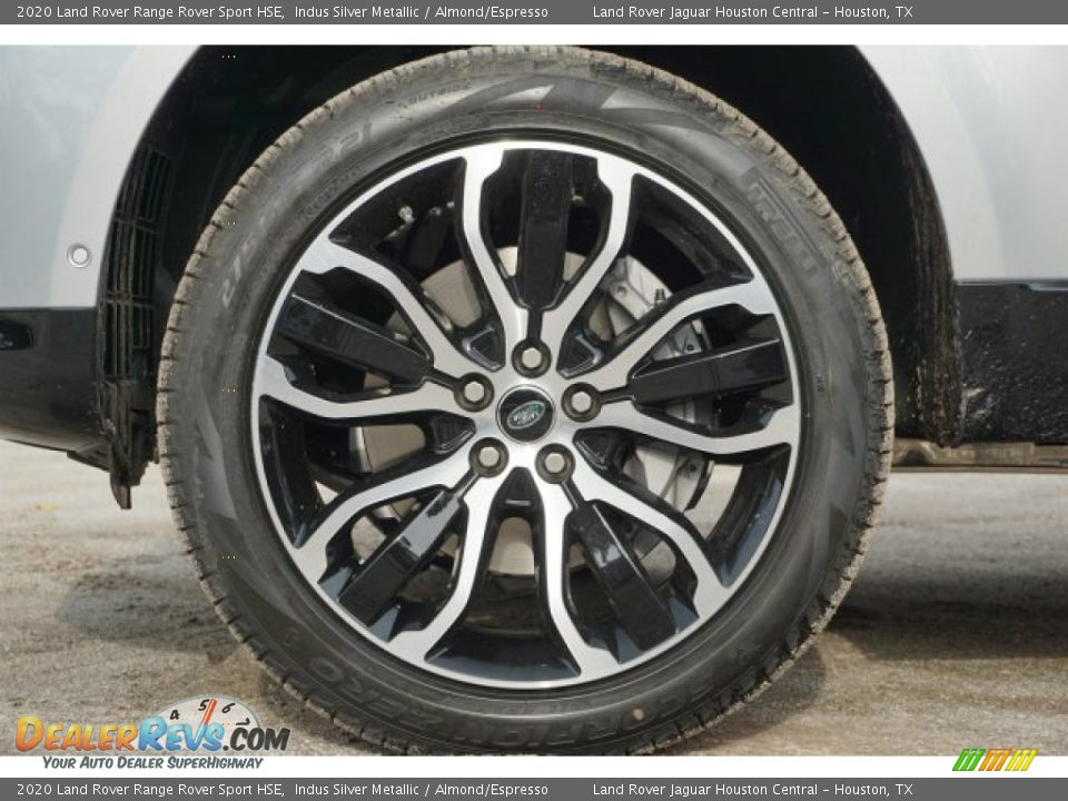 2020 Land Rover Range Rover Sport HSE Indus Silver Metallic / Almond/Espresso Photo #9