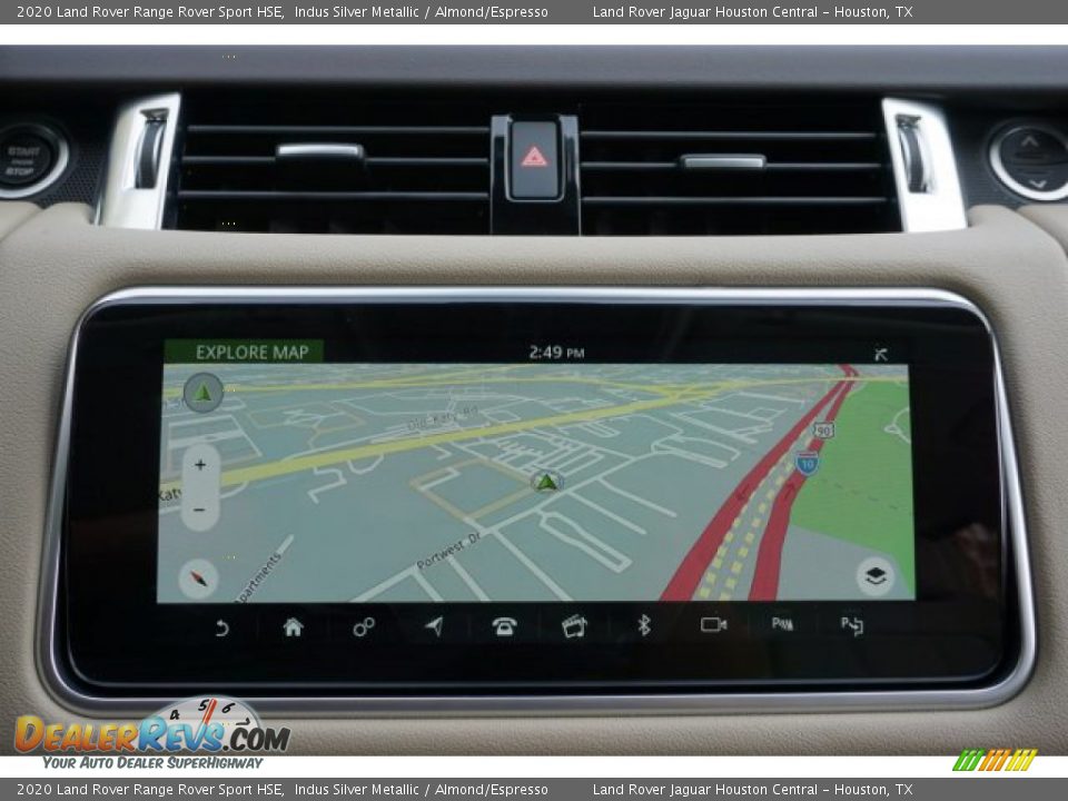 2020 Land Rover Range Rover Sport HSE Indus Silver Metallic / Almond/Espresso Photo #13
