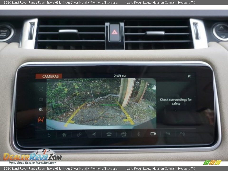 2020 Land Rover Range Rover Sport HSE Indus Silver Metallic / Almond/Espresso Photo #14