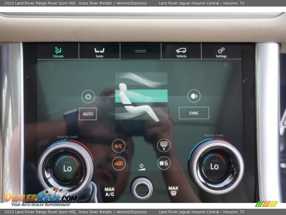 2020 Land Rover Range Rover Sport HSE Indus Silver Metallic / Almond/Espresso Photo #15