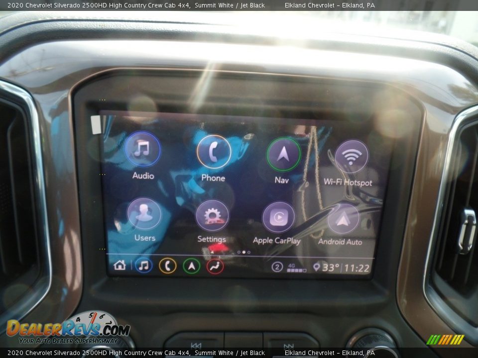 2020 Chevrolet Silverado 2500HD High Country Crew Cab 4x4 Summit White / Jet Black Photo #28