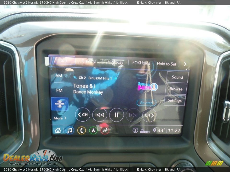 2020 Chevrolet Silverado 2500HD High Country Crew Cab 4x4 Summit White / Jet Black Photo #29