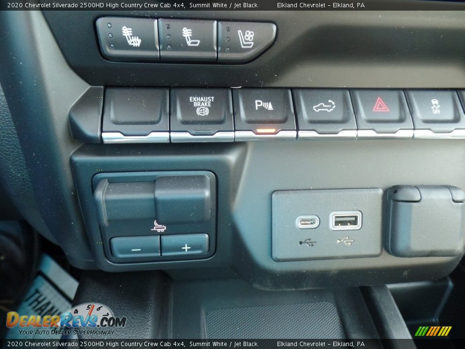 2020 Chevrolet Silverado 2500HD High Country Crew Cab 4x4 Summit White / Jet Black Photo #34