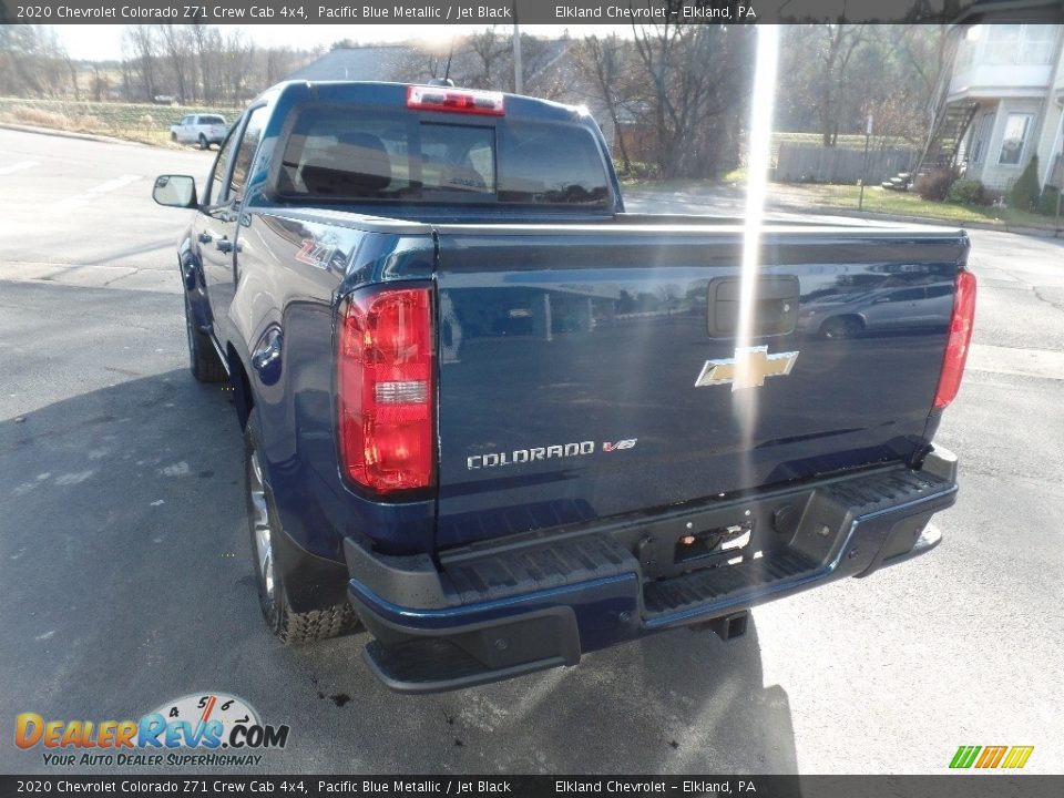 2020 Chevrolet Colorado Z71 Crew Cab 4x4 Pacific Blue Metallic / Jet Black Photo #6