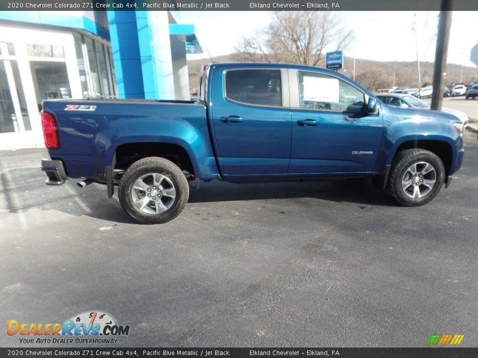 2020 Chevrolet Colorado Z71 Crew Cab 4x4 Pacific Blue Metallic / Jet Black Photo #9