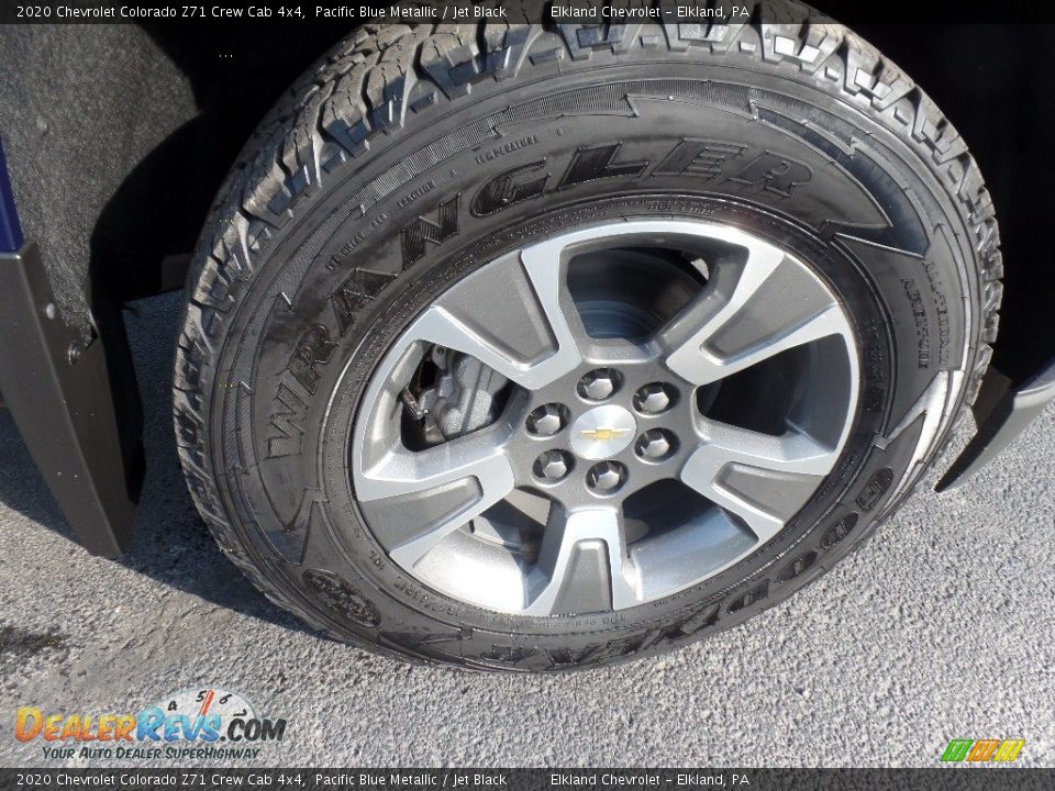 2020 Chevrolet Colorado Z71 Crew Cab 4x4 Pacific Blue Metallic / Jet Black Photo #10