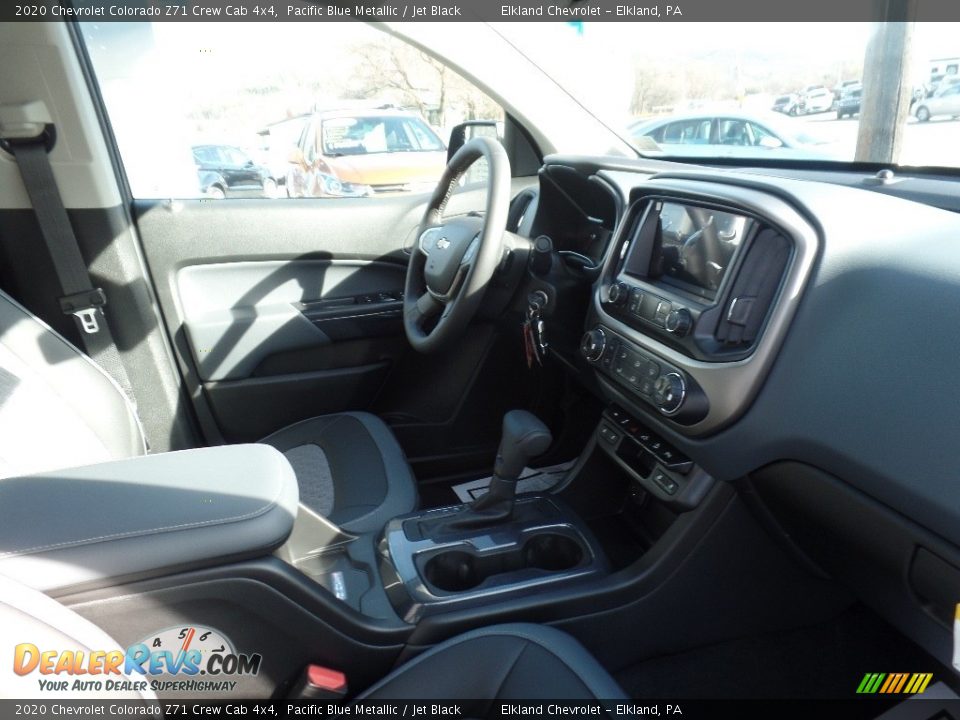 2020 Chevrolet Colorado Z71 Crew Cab 4x4 Pacific Blue Metallic / Jet Black Photo #14