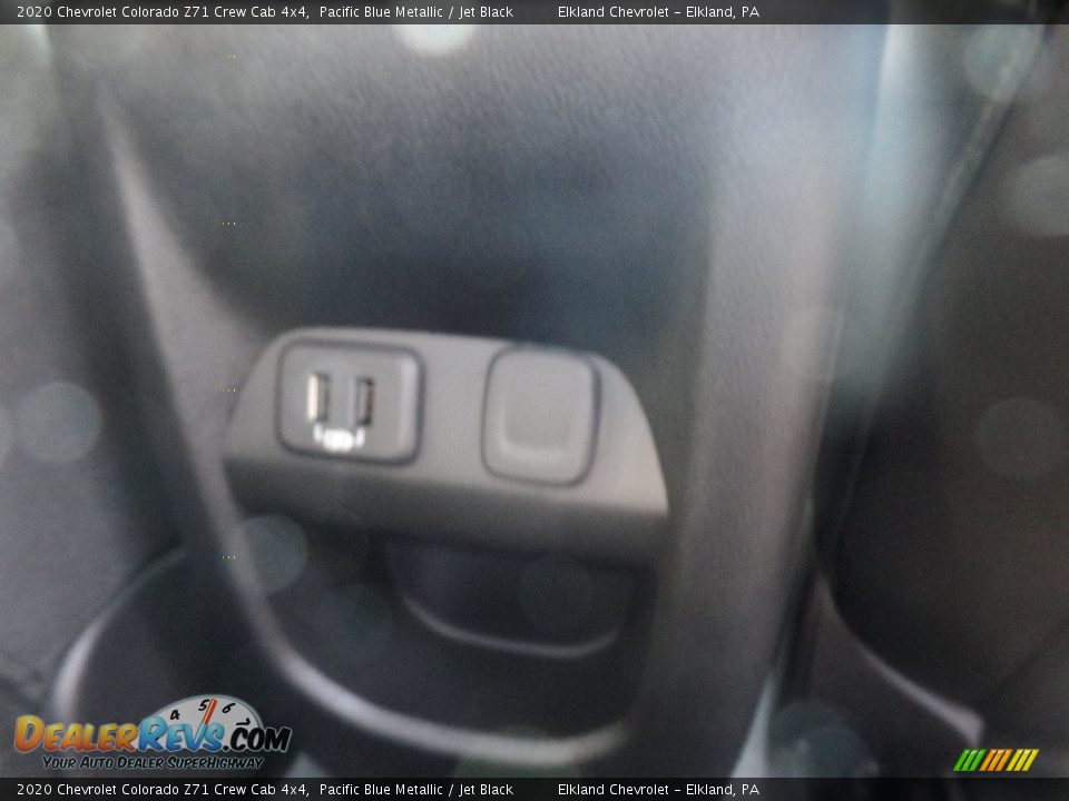 2020 Chevrolet Colorado Z71 Crew Cab 4x4 Pacific Blue Metallic / Jet Black Photo #16