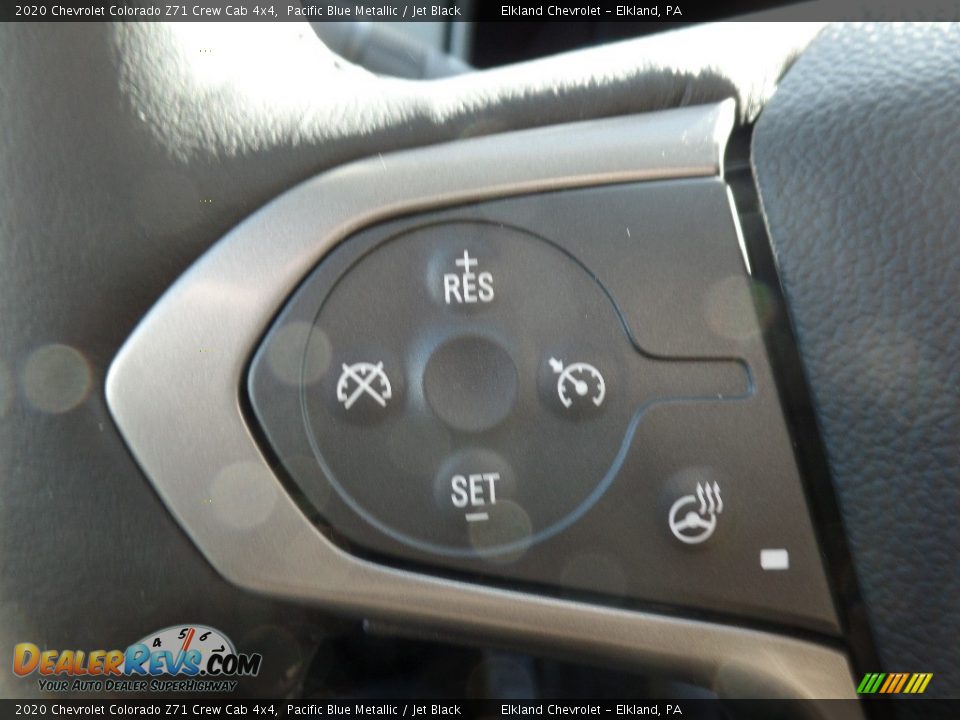 2020 Chevrolet Colorado Z71 Crew Cab 4x4 Pacific Blue Metallic / Jet Black Photo #24