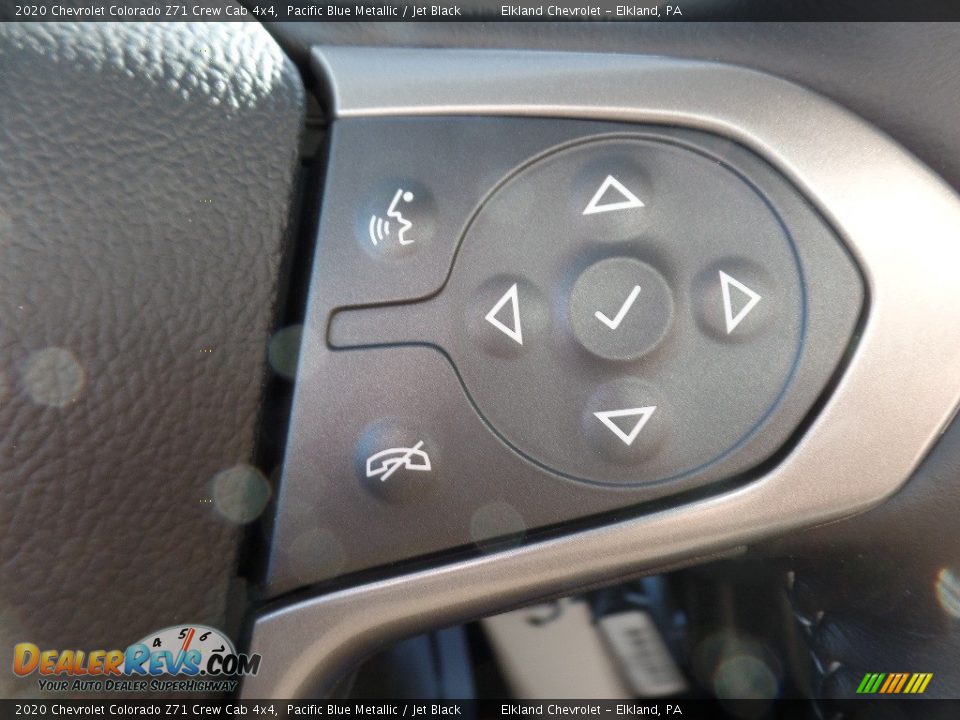 2020 Chevrolet Colorado Z71 Crew Cab 4x4 Pacific Blue Metallic / Jet Black Photo #25