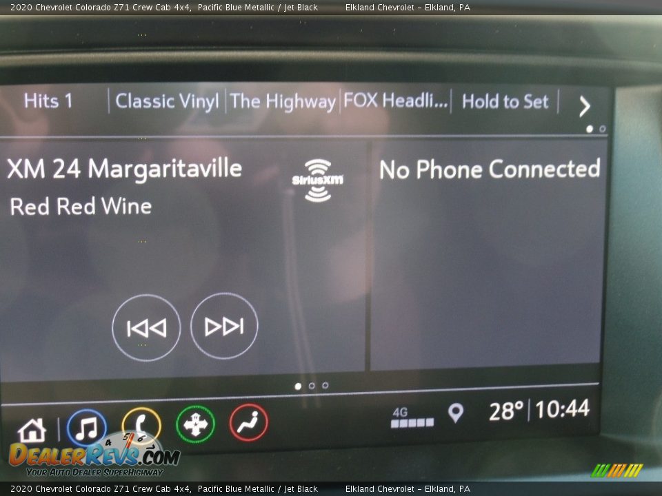 2020 Chevrolet Colorado Z71 Crew Cab 4x4 Pacific Blue Metallic / Jet Black Photo #30