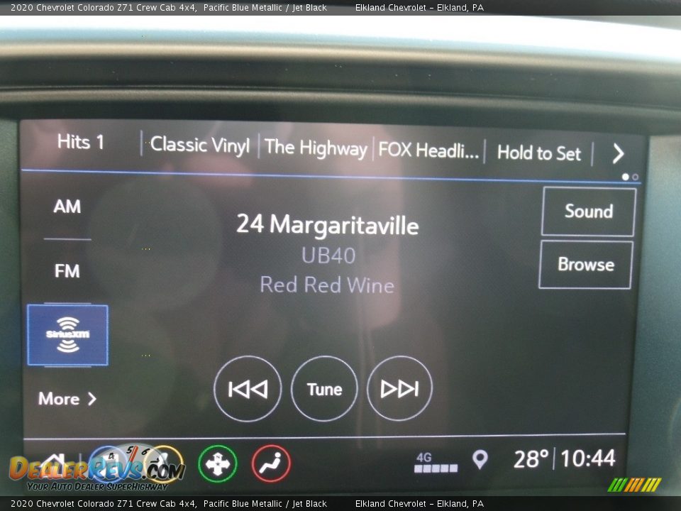 2020 Chevrolet Colorado Z71 Crew Cab 4x4 Pacific Blue Metallic / Jet Black Photo #31