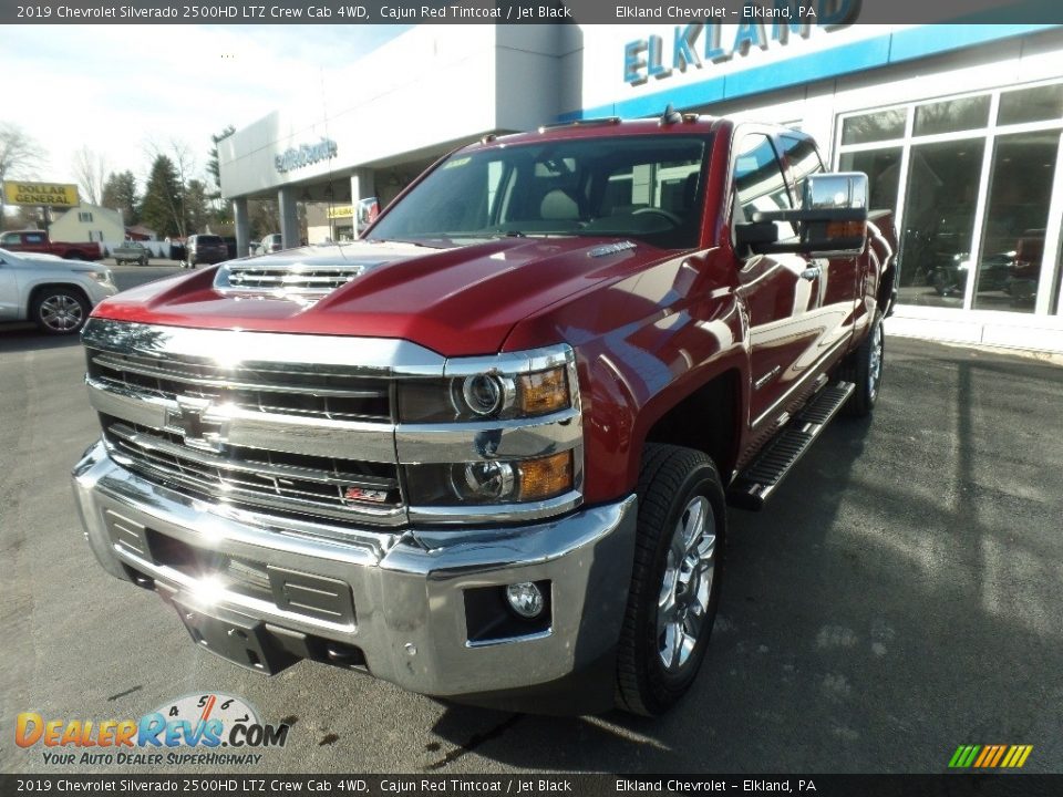 2019 Chevrolet Silverado 2500HD LTZ Crew Cab 4WD Cajun Red Tintcoat / Jet Black Photo #3
