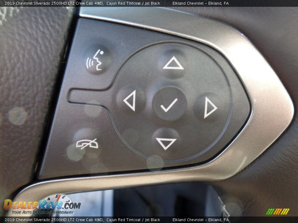 2019 Chevrolet Silverado 2500HD LTZ Crew Cab 4WD Cajun Red Tintcoat / Jet Black Photo #27