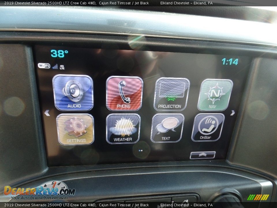 2019 Chevrolet Silverado 2500HD LTZ Crew Cab 4WD Cajun Red Tintcoat / Jet Black Photo #32