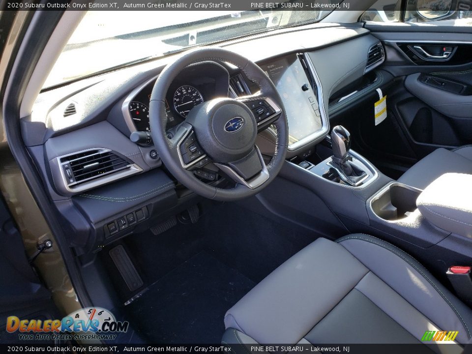 Front Seat of 2020 Subaru Outback Onyx Edition XT Photo #7