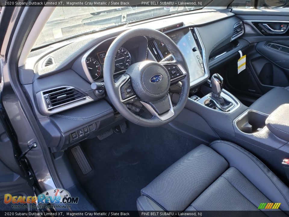 Slate Black Interior - 2020 Subaru Outback Limited XT Photo #7
