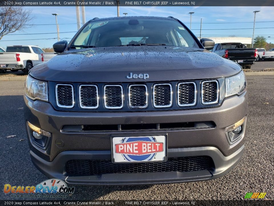 2020 Jeep Compass Latitude 4x4 Granite Crystal Metallic / Black Photo #2