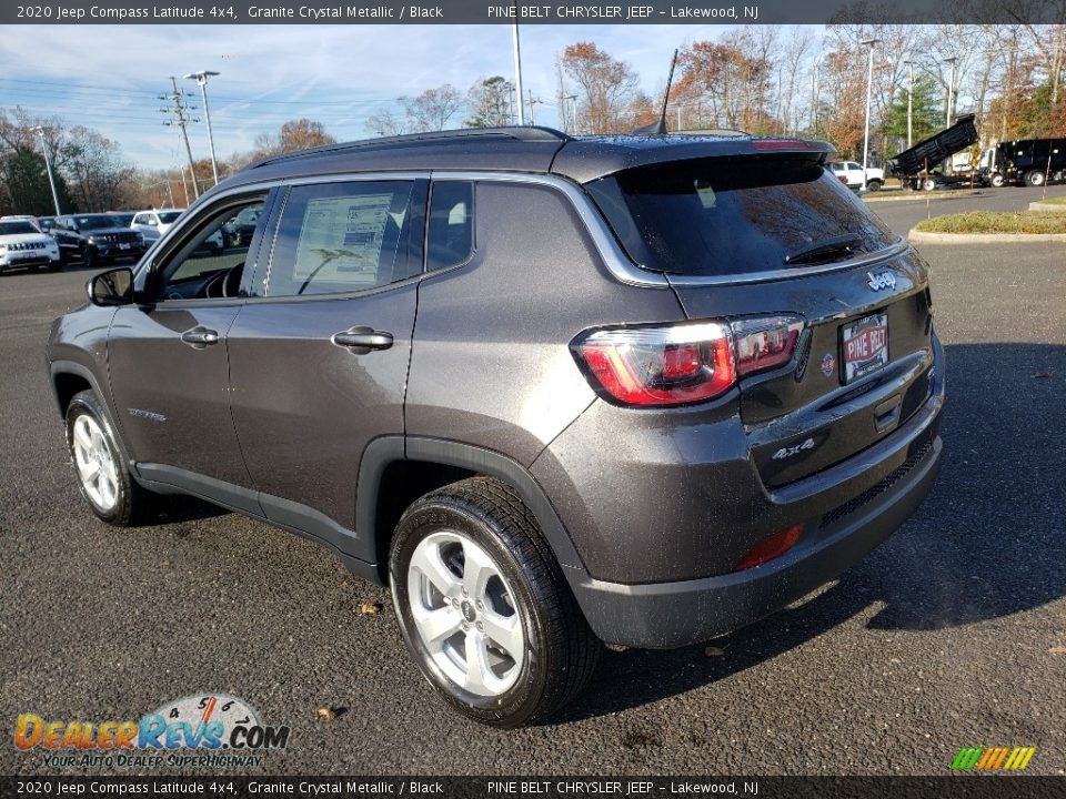 2020 Jeep Compass Latitude 4x4 Granite Crystal Metallic / Black Photo #4