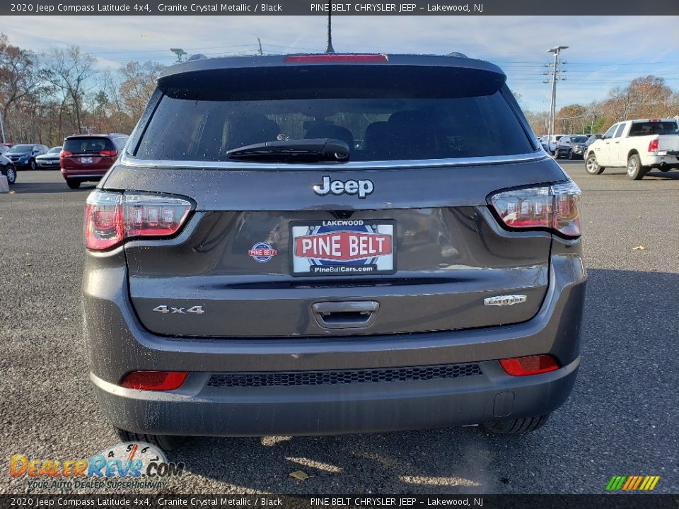 2020 Jeep Compass Latitude 4x4 Granite Crystal Metallic / Black Photo #5