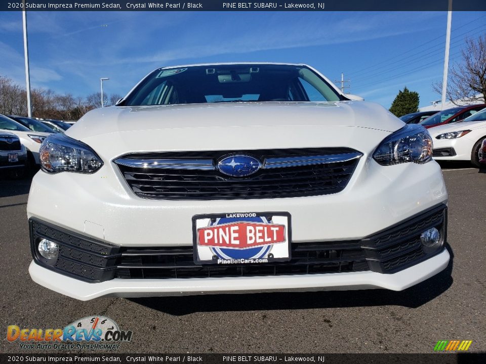 2020 Subaru Impreza Premium Sedan Crystal White Pearl / Black Photo #2