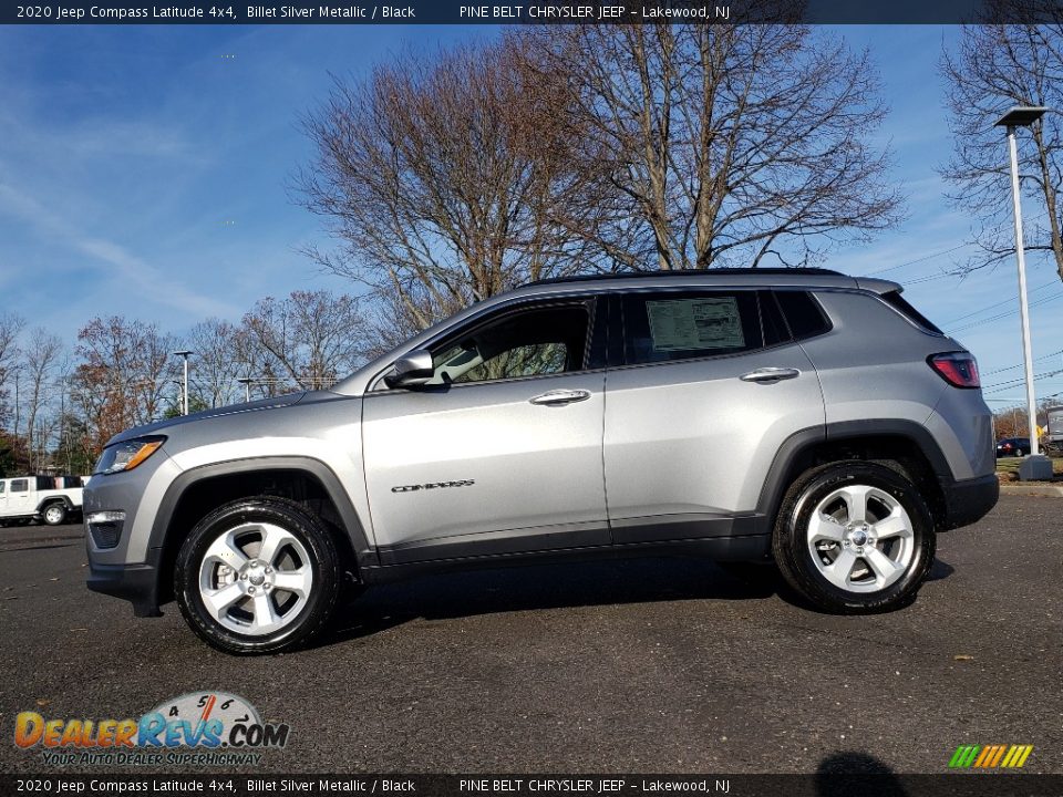 2020 Jeep Compass Latitude 4x4 Billet Silver Metallic / Black Photo #3