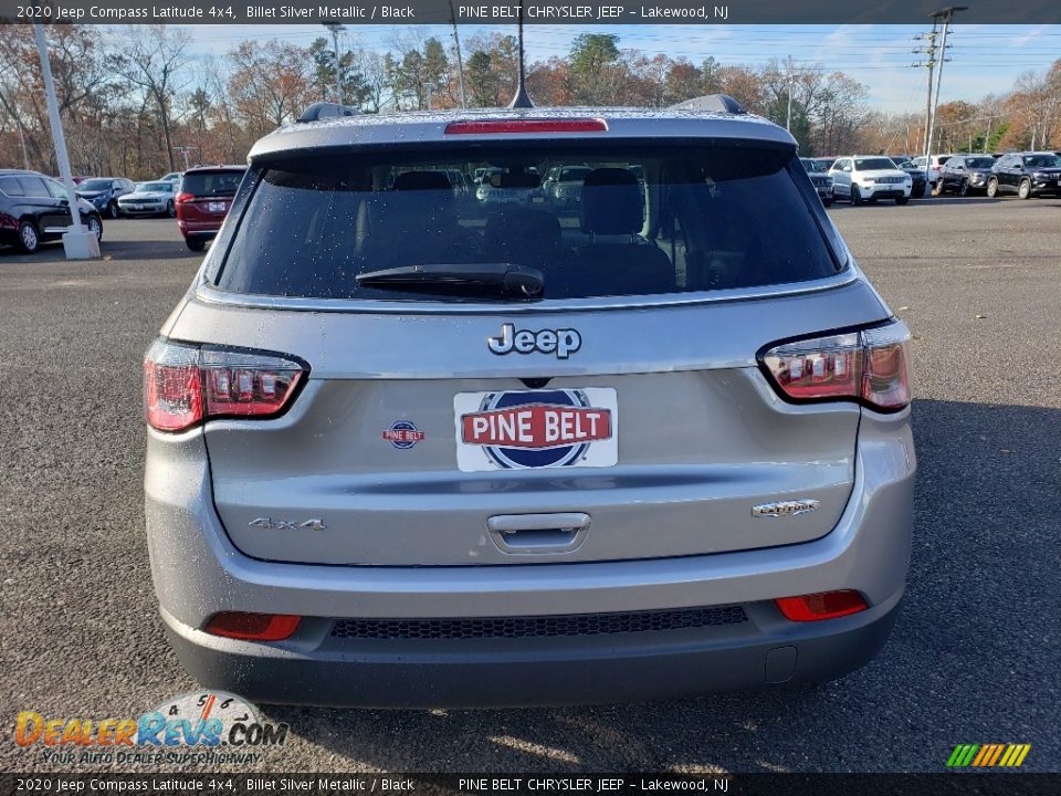 2020 Jeep Compass Latitude 4x4 Billet Silver Metallic / Black Photo #5