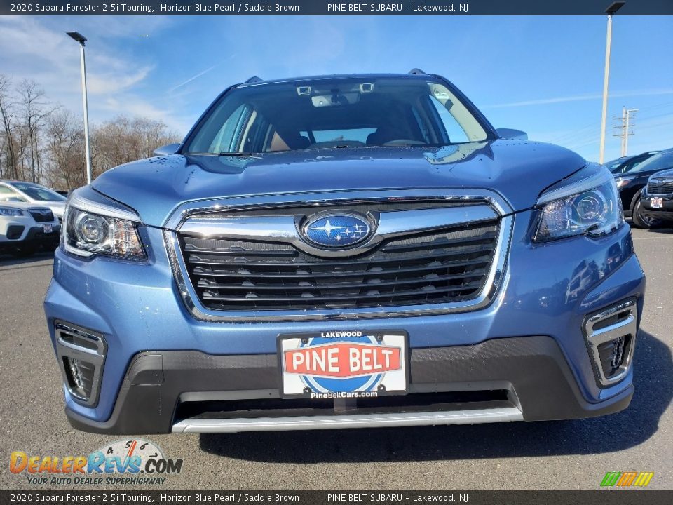 2020 Subaru Forester 2.5i Touring Horizon Blue Pearl / Saddle Brown Photo #2