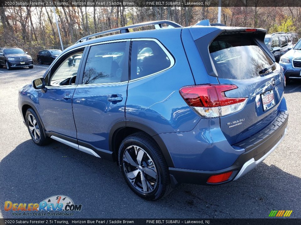 2020 Subaru Forester 2.5i Touring Horizon Blue Pearl / Saddle Brown Photo #4