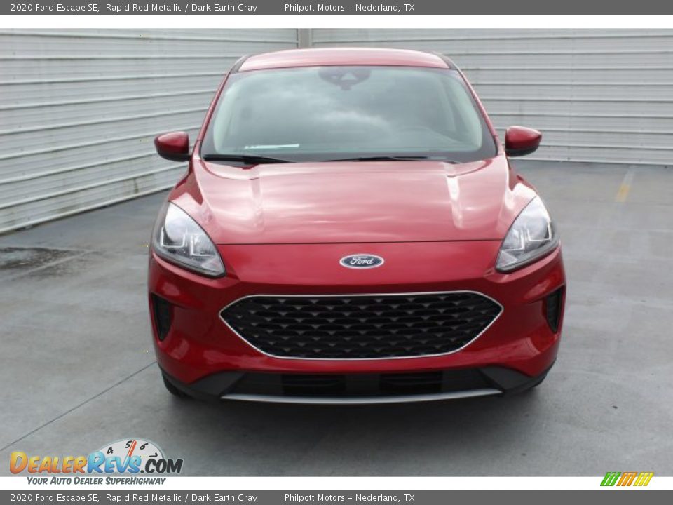 2020 Ford Escape SE Rapid Red Metallic / Dark Earth Gray Photo #3