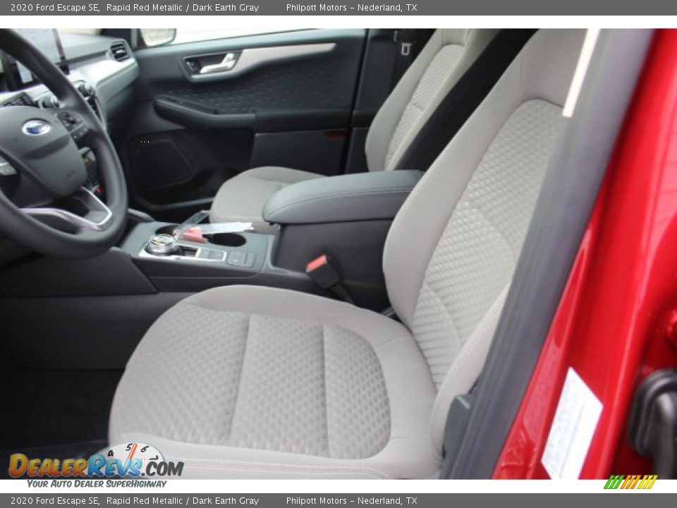 2020 Ford Escape SE Rapid Red Metallic / Dark Earth Gray Photo #10