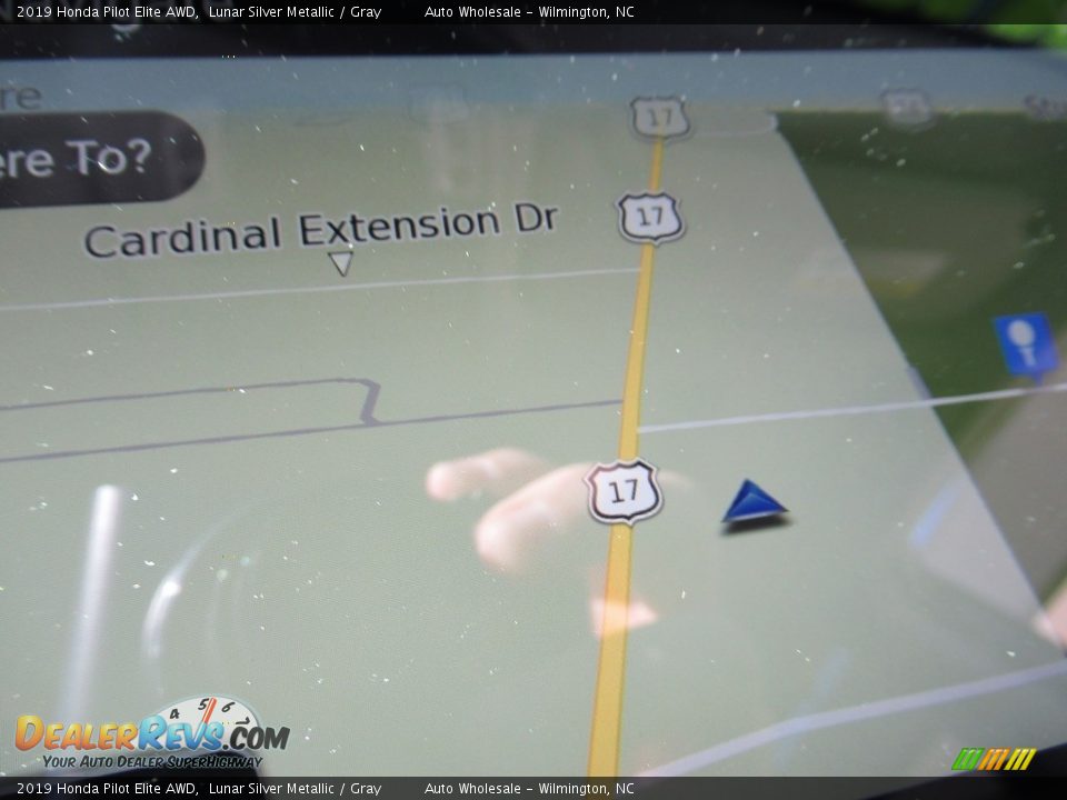 2019 Honda Pilot Elite AWD Lunar Silver Metallic / Gray Photo #16