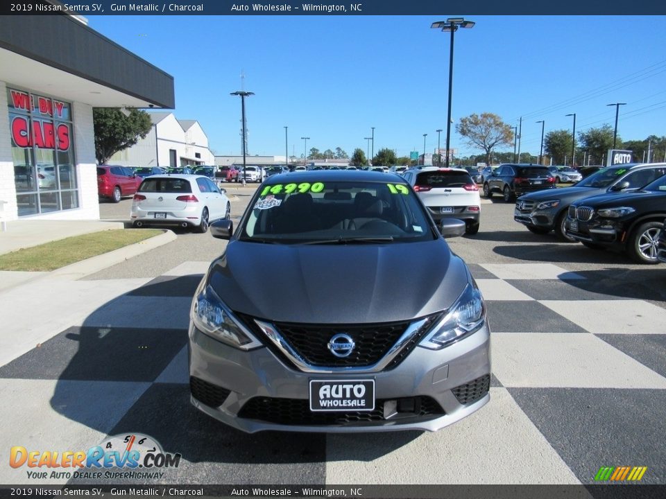 2019 Nissan Sentra SV Gun Metallic / Charcoal Photo #2