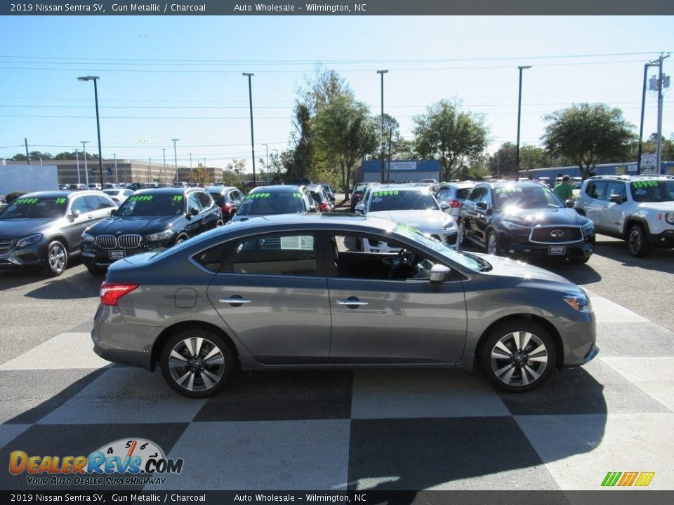 2019 Nissan Sentra SV Gun Metallic / Charcoal Photo #3